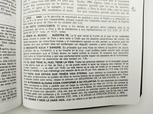Imagen 7 de 9 de Biblia De Estudio Vida Plena Rvr-1960 Piel Especial Negro