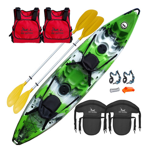 Kayak Doble Niro Emp Nautica Pesca El Mas Completo Premiun