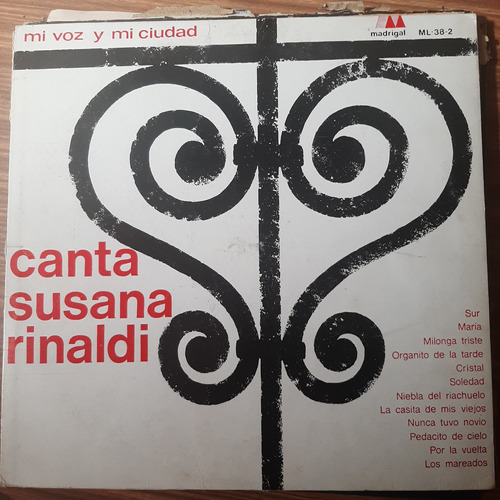 Vinilo Susana Rinaldi Canta Mi Voz Y Mi Ciudad T3