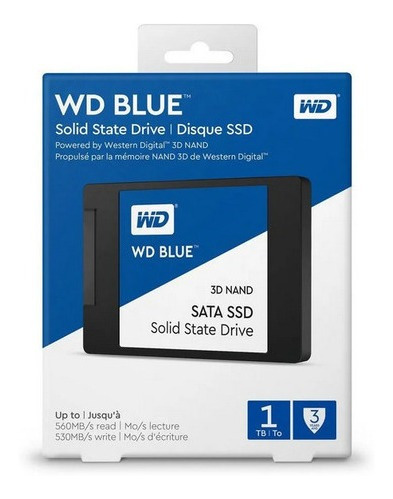 Ssd Disco Blue 1tb 2.5 Int Sata 3 Western Digital - Sellados