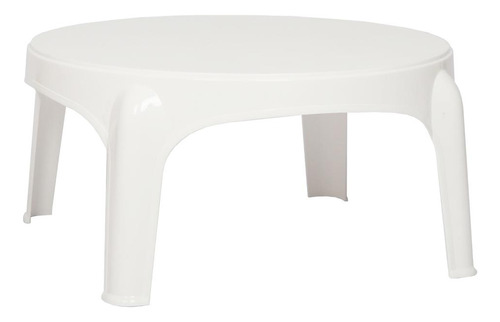 Garden Life mesa de café redonda 60cm color blanco