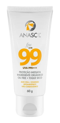 Protetor Solar Facial Fps 99 Anasol