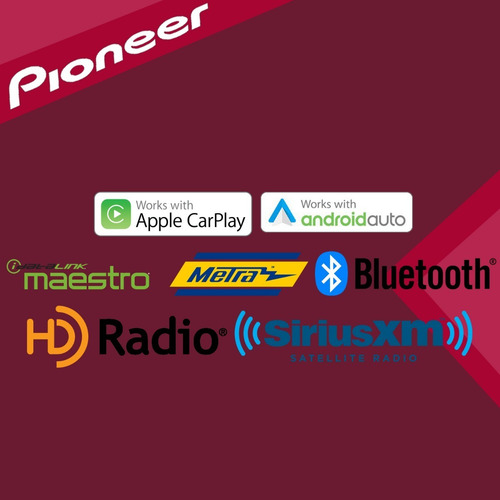 Pantalla Pioneer Dmh-1700nex Carplay Androidauto Usb Bt