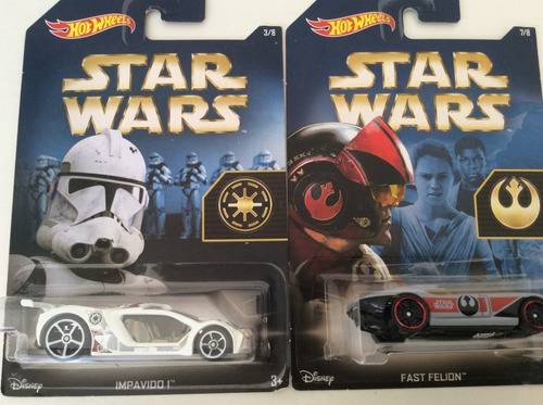 Clone Trooper Y Poe Dameron - Vehiculo Star Wars Hotwheels