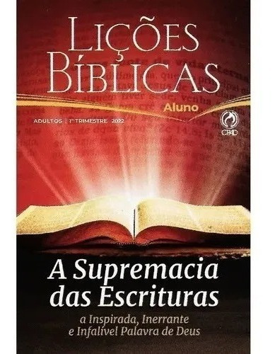 Imagem 1 de 4 de Revista Ebd Adulto Aluno 1º Trimestre 2022 Cpad