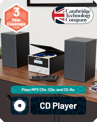 Oakcastle Hifi150 Sistema Estéreo 20w Cd/fm/usb/aux - Con...