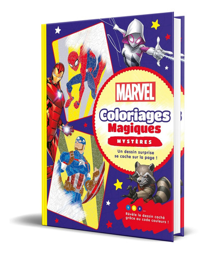 Colorea Y Descubre El Misterio Para Niños [ Marvel ]  