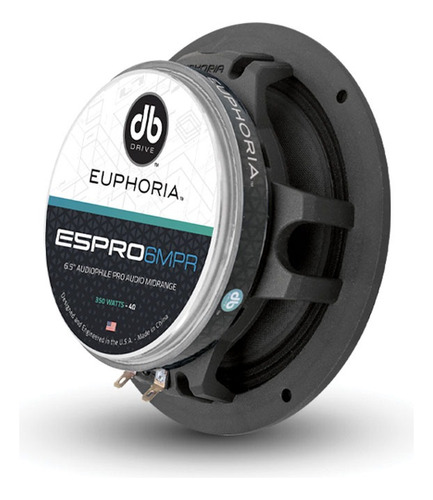 Par Medios Rangos 6.5 PLG Db Drive Euphoria E5pro6mpr 350w