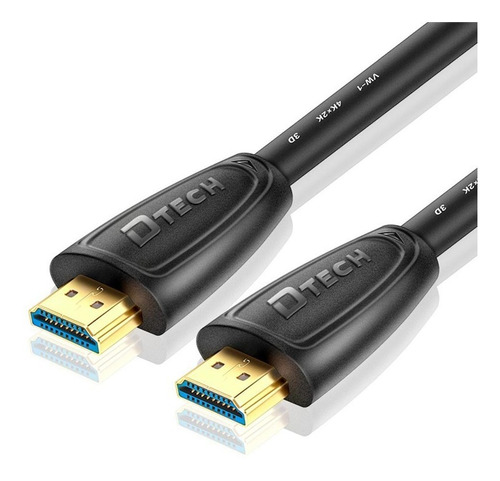 Cable Hdmi Liso 2m 2 M Metros Versión 2.0 Linea Premium 4k