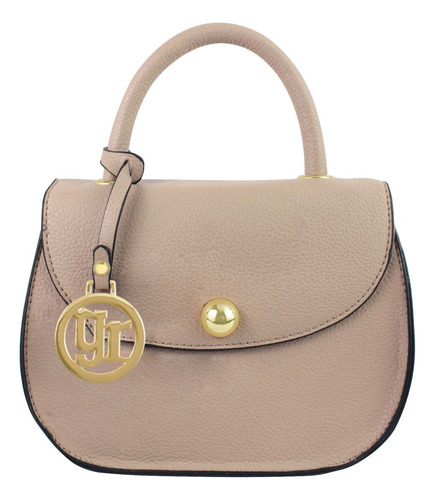 Bolso Para Dama Elegante De Mano Crossbody Juvenil Lqf-051 Color Cafe Claro - Sd Lq-301