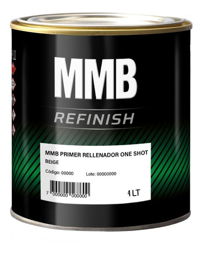 Mmb Primer Rellenador One Shot Colorin X 4 Lts.