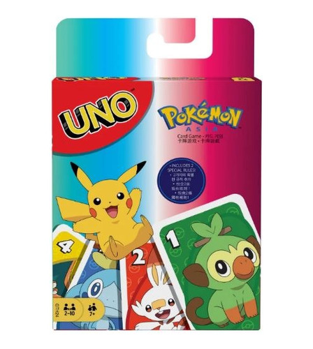 Juego Uno Versión Pokemón ,112 Cartas