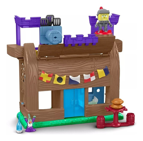 Imaginex Playset Bob Esponja Crustaceo Cascarudo Original