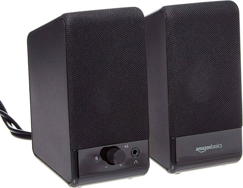 Amazon Basics Computer Speakers For Desktop Or Laptop Pc  Aa