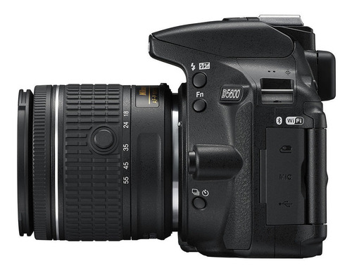 Imagen 6 de 7 de Nikon Kit D5600 + lente AF-P DX 18-55mm VR + lente AF-P DX 70-300mm DSLR color negro