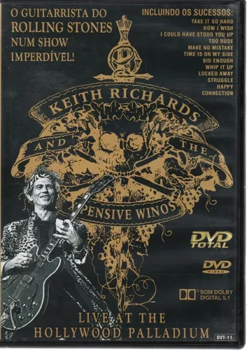 Dvd - Keith Richards Live At The Hollywood Palladium - Lacr