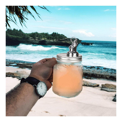 Zihenryda Mason Jar Vierte Piscinas Flujo Libre Mason Jar