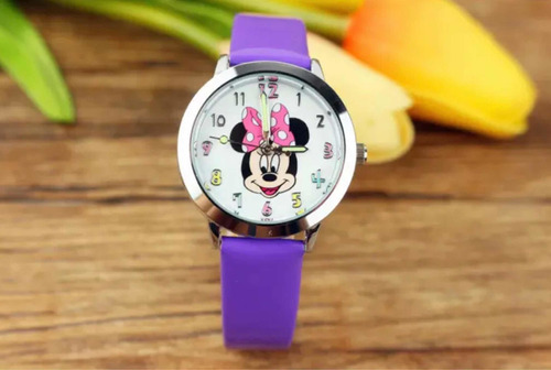 Reloj Minnie Mouse Para Niñitas.