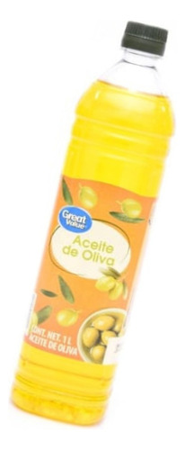 Aceite De Oliva Great Value Amarillo 1 L