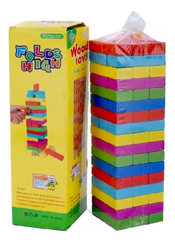 Yenga Juego Didáctico Colores (tamaño Mediano)