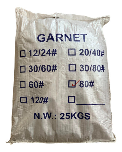 Garnet Para Blasting Y Arenado Varias Medidas X 25kgs