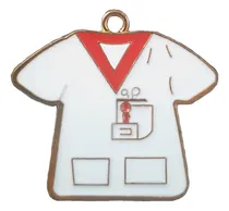 Comprar Dije Chaqueta Casaca De Enfermería Medicina Salud Ambo Zinc