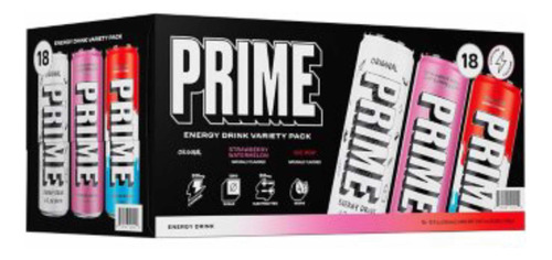 Prime Energy Drink Variety Pack 18 Pz