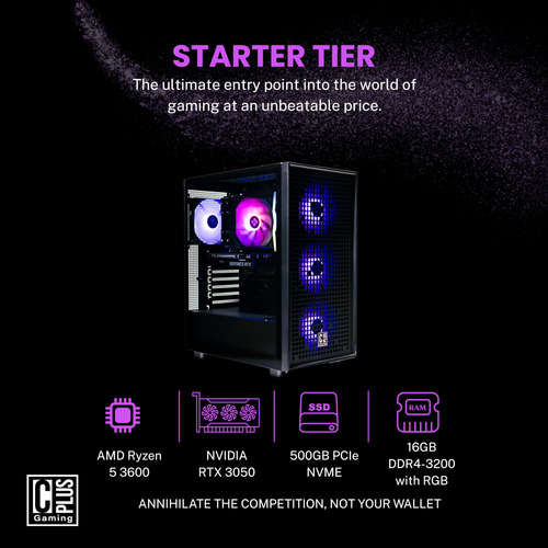 Cost Plus Gaming M1 Flow - Starter Tier Gaming Pc - Amd