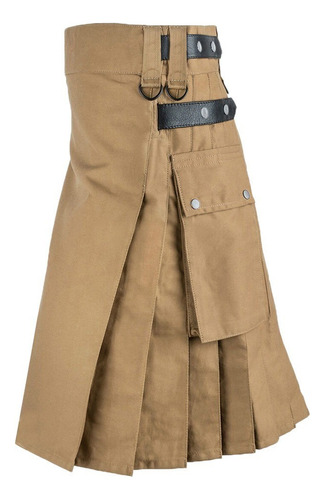 Faldas Escocesas Vintage Escocesas Con Bolsillo Para Hombre,