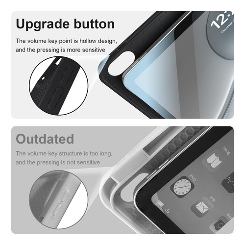 Funda Para Ipad 10ª Generación Con Teclado Y Lápiz Universal Color
