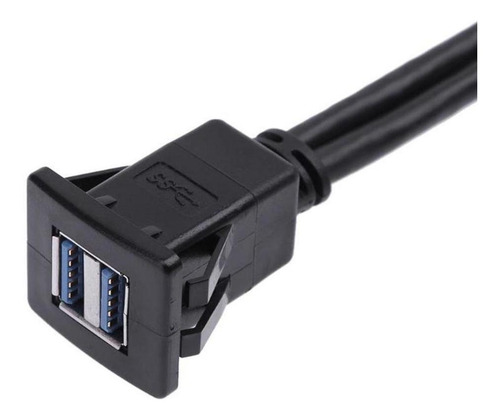 Imagen 3 de 12 de Empotrado Cable Adaptador Usb 3.0 Macho A Hembra Doble