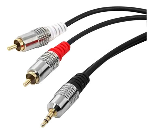 Cabo De Audio Starcable P2 X 2 Rca Plug Metal 3 Metros