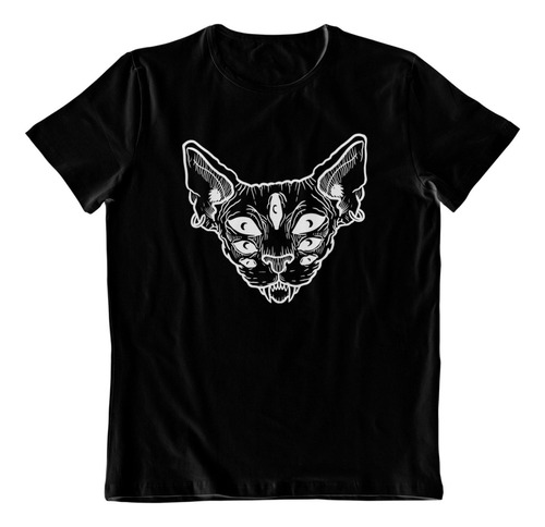 Polera Estampada - Dtf - Esfinge Gato Spihnx