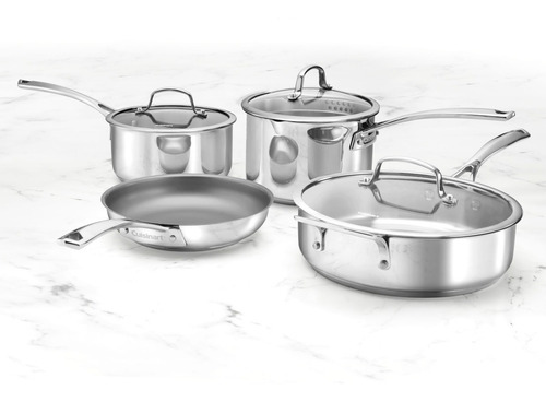 Batería De Cocina De Acero 11 Piezas Cuisinart 95-11es