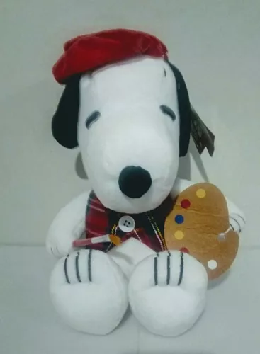 Peluche Snoopy Pintor Artista Peanuts Original