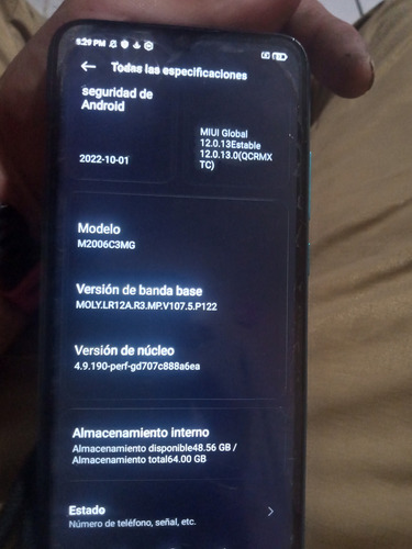 Redmi 9c Mod:m2006c3mg (Usado)