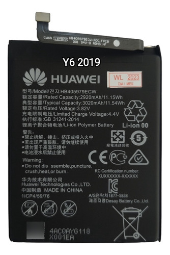 Bateria Huawei Hb405979ecw Y5 2018 P9 Lite Honor 7 7s 8a 8s 