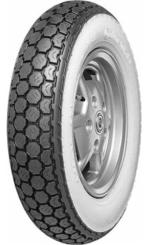 Cubierta Scooter 3.50-10 M/c 59j Tl Banda Blanca Continental