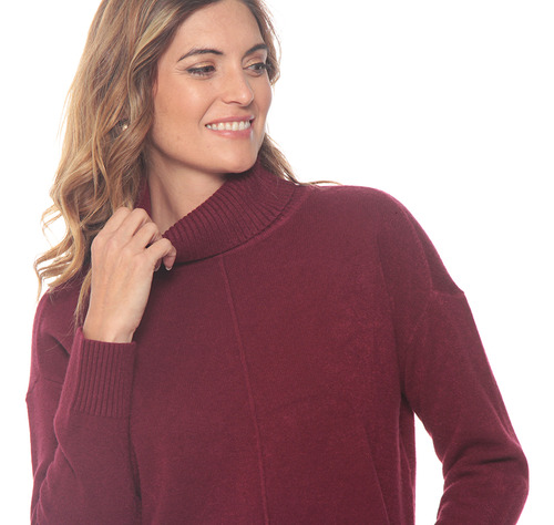 Sweater Liso Wados Manga Larga Cuello Alto