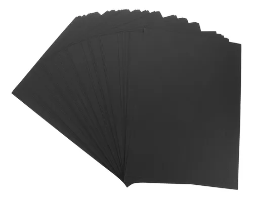 Papel De Dibujo Para Artistas, Cartón Negro, 50 Hojas