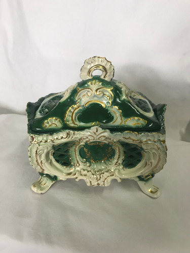 Cofre En Ceramica Italy Paulis 284/5a Color Verde