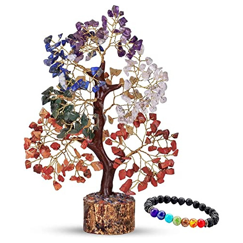 Árbol De Vida De Siete Chakras, Árbol De Cristal Ener...