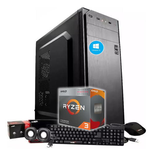 Pc Gamer Armada Amd Ryzen 3 Vega 3200g Ssd 8gb Fortnite Pubg