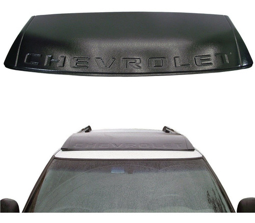 Defletor Aplique De Teto S10 2006 A 2011 Com Logo Chevrolet