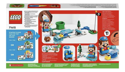 Lego Super Mario Ice Mario Power Up Y Pentaro Challenge, De