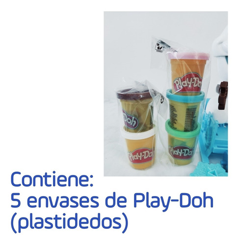 Imagen 4 de 8 de Frozen Olaf Figuras En Play-doh