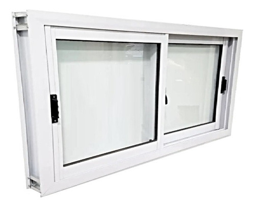 Ventanas Aluminio Blanco 120x60 Vidrio Entero Envio Gratis