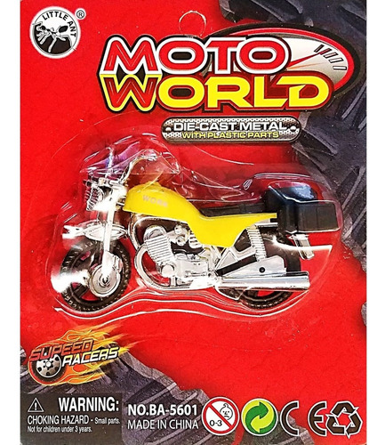 Blister Moto 8 Cm Die Cast Moto World Super Cla Fd01
