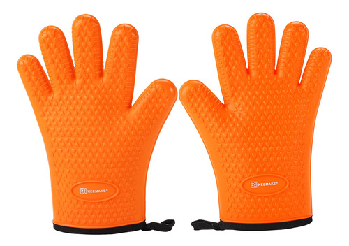 Keemake Guantes De Horno De Silicona, Resistentes Al Calor P