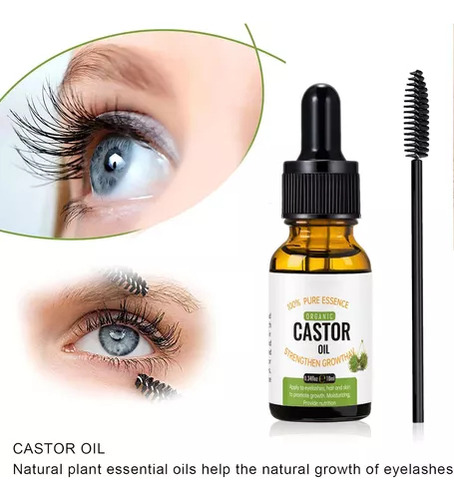 Sérum Potenciador De Cejas Con Aceite De Ricino Natural Para